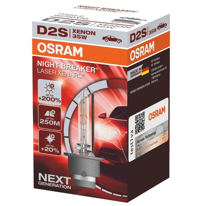 Bec XENON D2S 12V 35W Night Breaker LASER XENARC +200%
