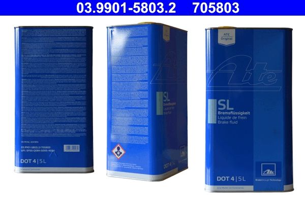 Lichid de frana DOT4 SL 5 litri 03.9901-5803.2 ATE