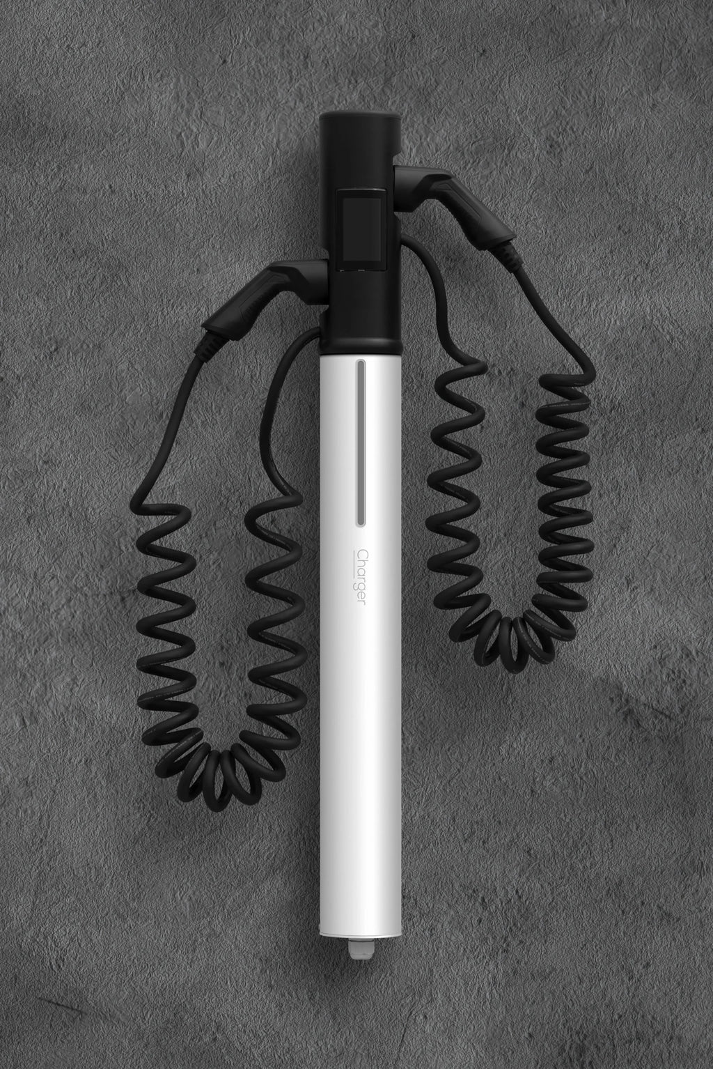 Stație încărcare electrică auto Astreea® SmartCharger, montaj perete, 2 prize, 2 cabluri spiralate, 2x22kw